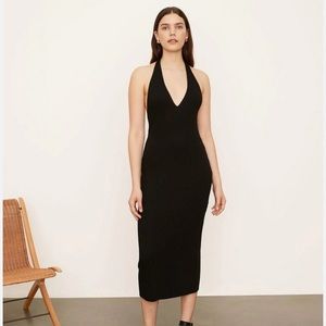Vince Ribbed Midi Dress